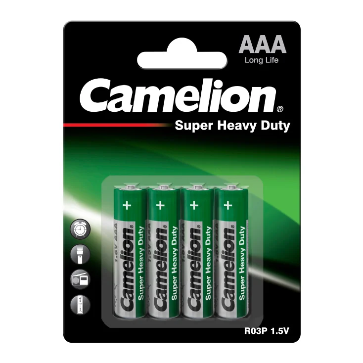 CAMELION CINK-KARBON BATERIJE AAA 1,5V
