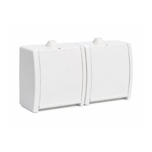 Dupla dvopolna priključnica OG IP44 16A 250V porcelanska