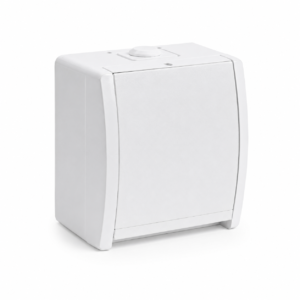Dvopolna monofazna priključnica za na zid og IP44 16A 250V~ sa porcelanskim telom