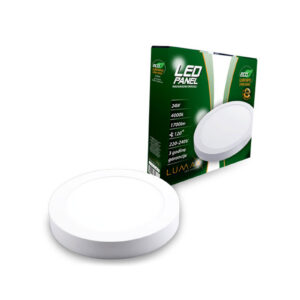 Led panel eco lumnpo-24w 4000k nadgradni-okrugli 1700lm