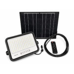 Solarni LED reflektor 200W 3CCT sa solarnim panelom – TIGER PRO-200